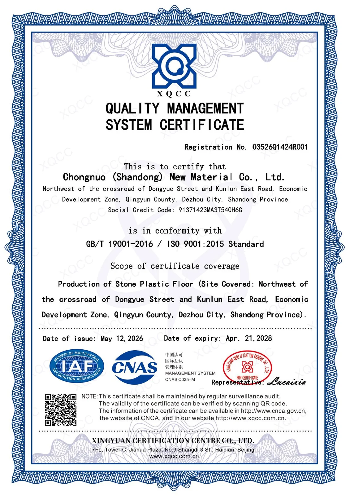 ISO 9001 document preview