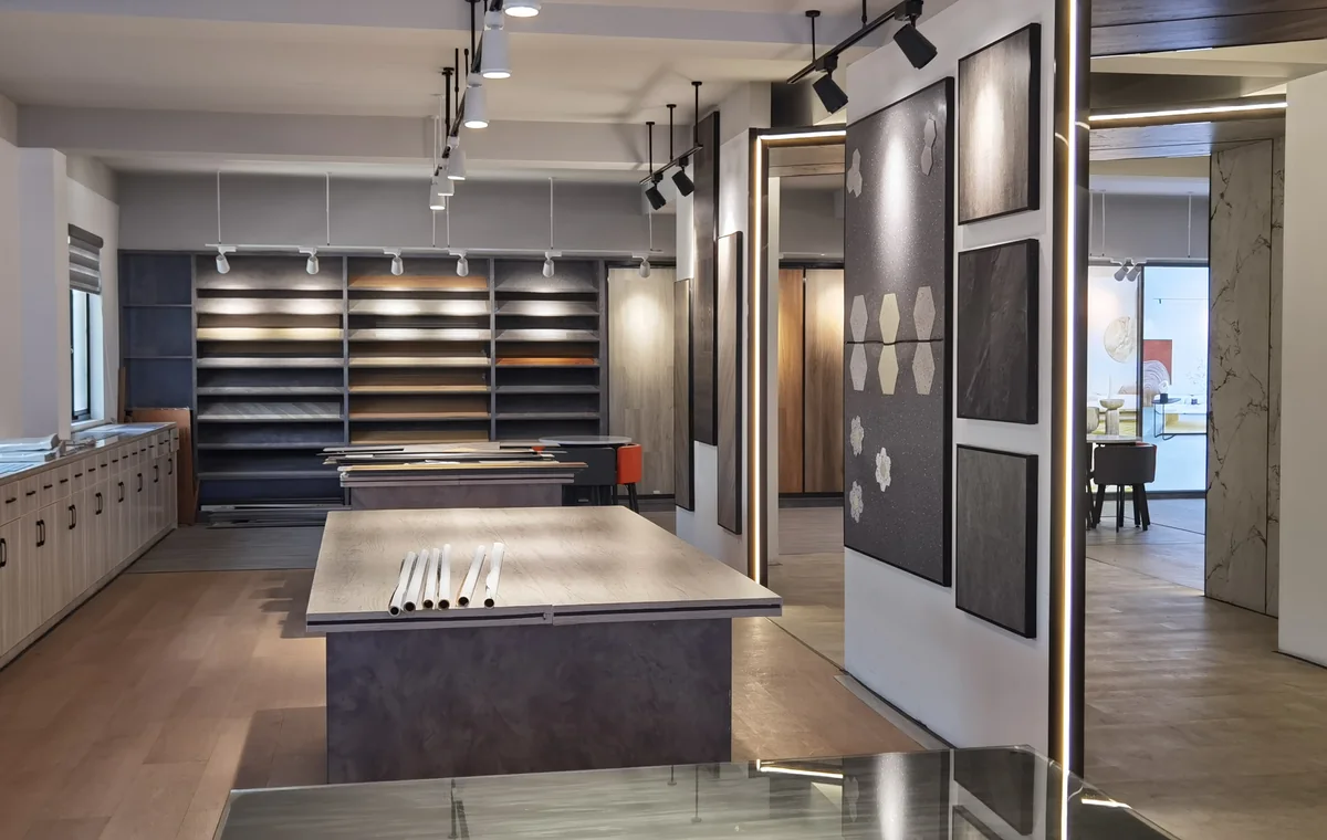 Flooring sample and design center